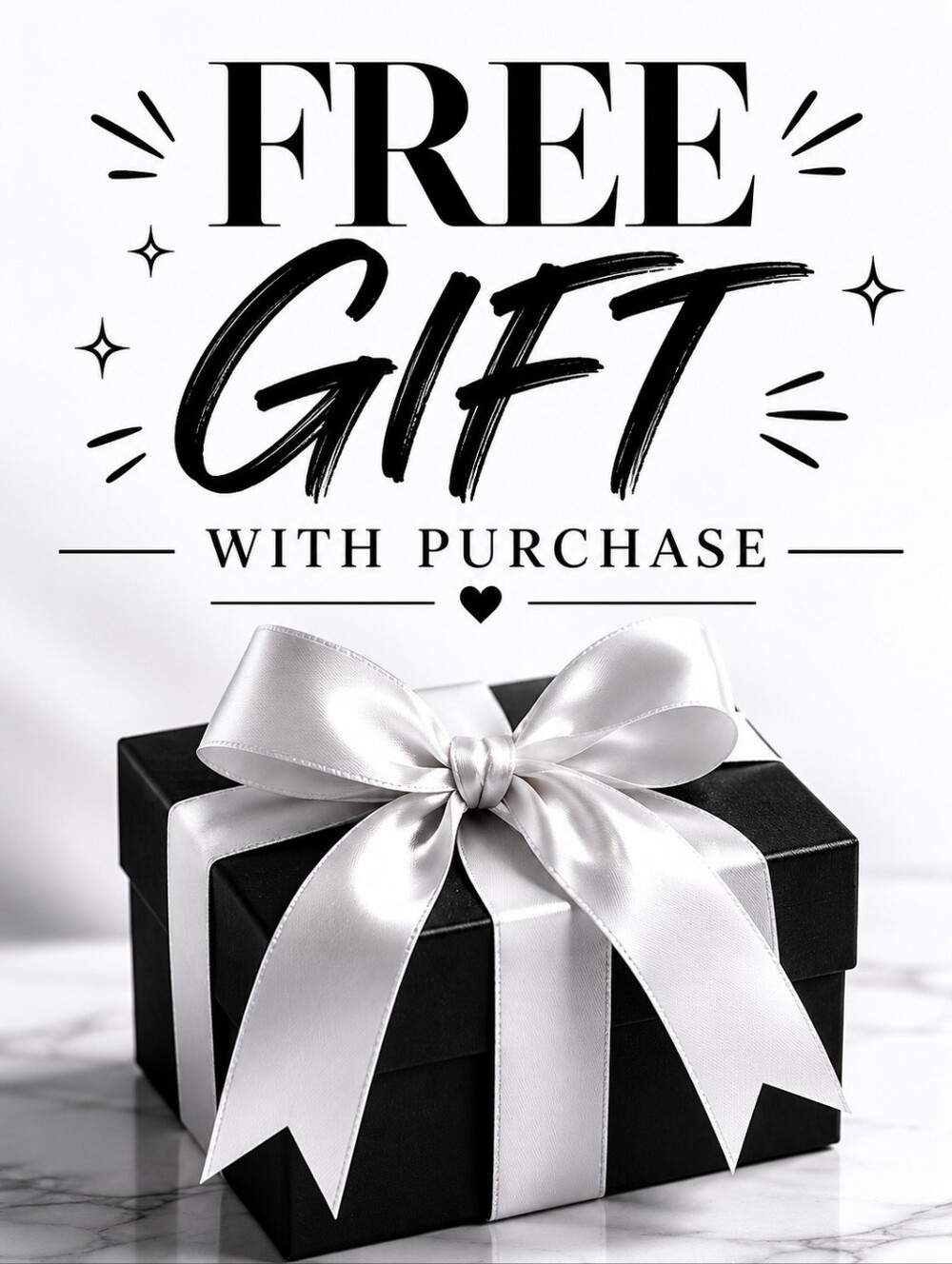 FREE GIFT WITH PURCHASE OVER $45